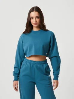 Studio Oversized Cropped Crew
