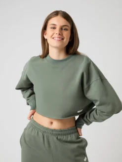 Studio Oversized Cropped Sweatshirt