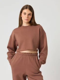 Studio Oversized Cropped Sweatshirt