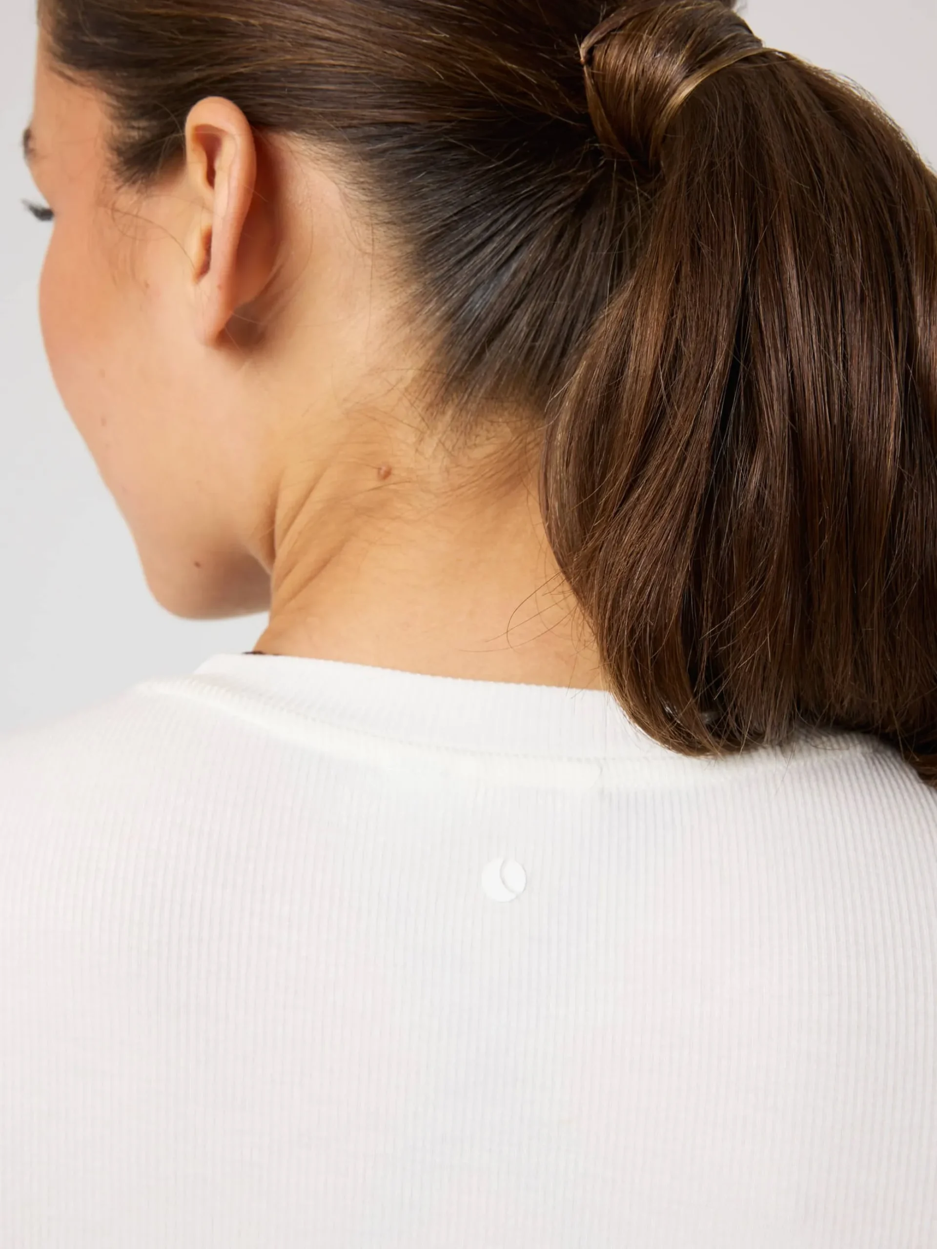 Studio Ribbed Cropped Long Sleeve