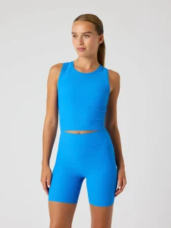 Studio Ribbed Cropped Tank Top