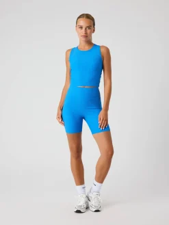 Studio Ribbed Cropped Tank Top
