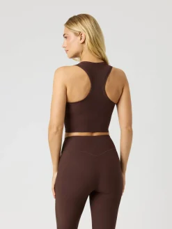 Studio Ribbed Cropped Tank Top
