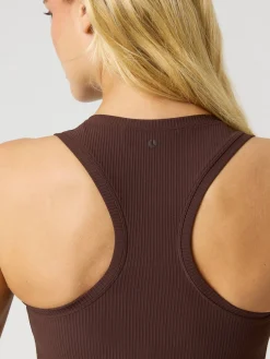 Studio Ribbed Cropped Tank Top