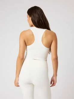 Studio Ribbed Cropped Tank Top
