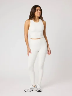 Studio Ribbed Cropped Tank Top