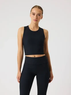 Studio Ribbed Cropped Tank Top