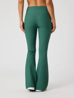 Studio Ribbed Flare Tights Regular