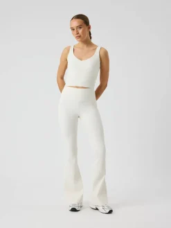 Studio Ribbed Flare Tights Regular