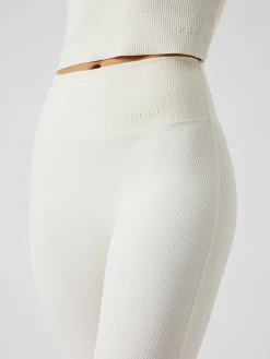Studio Ribbed Flare Tights Regular