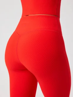 Studio Ribbed Flare Tights Regular