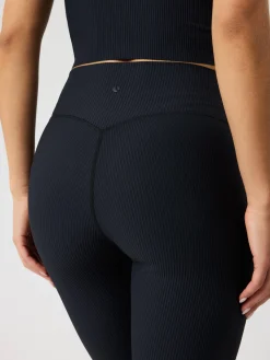 Studio Ribbed Flare Tights Regular