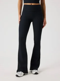 Studio Ribbed Flare Tights Regular