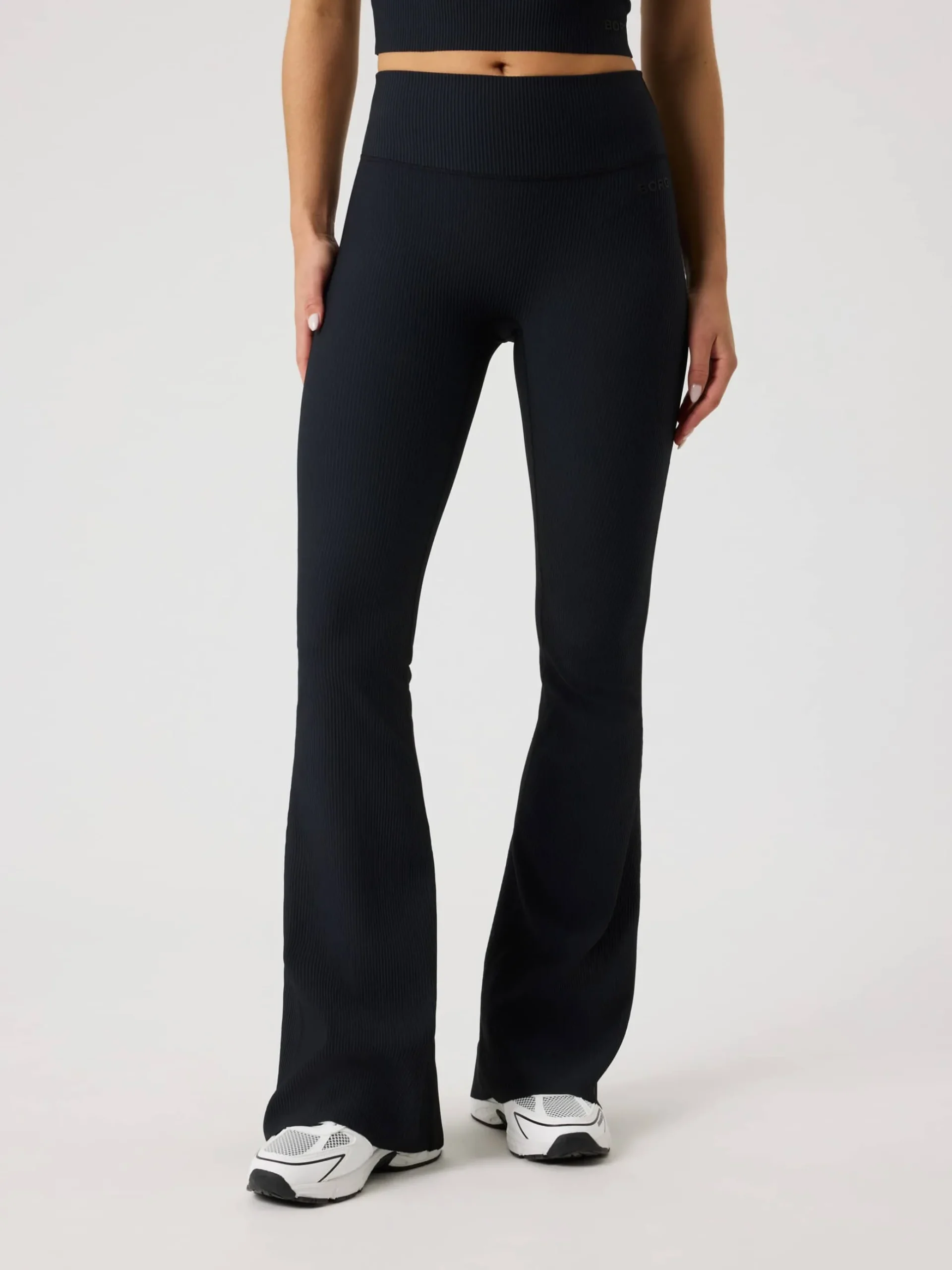 Studio Ribbed Flare Tights Regular