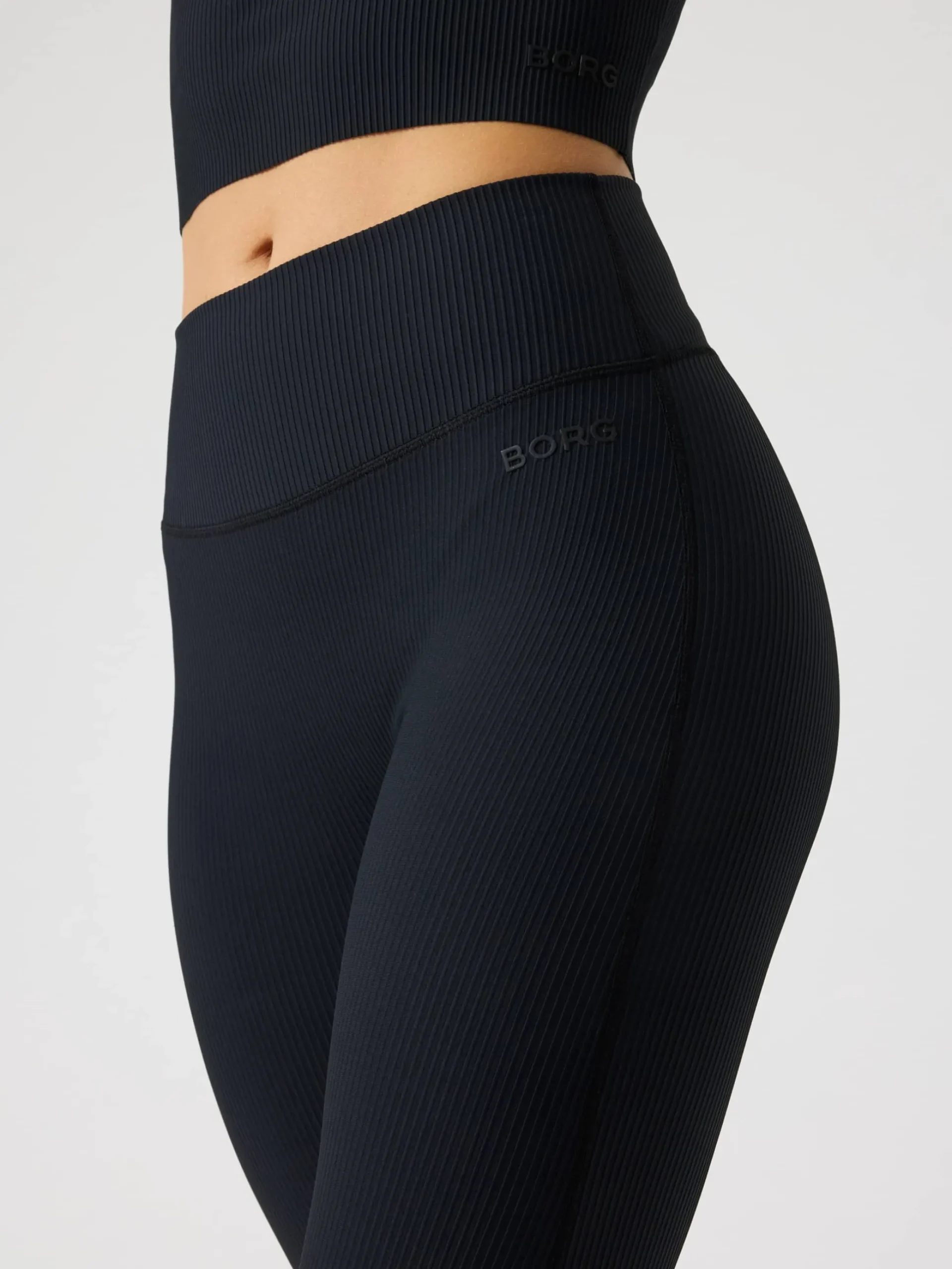 Studio Ribbed Flare Tights Regular