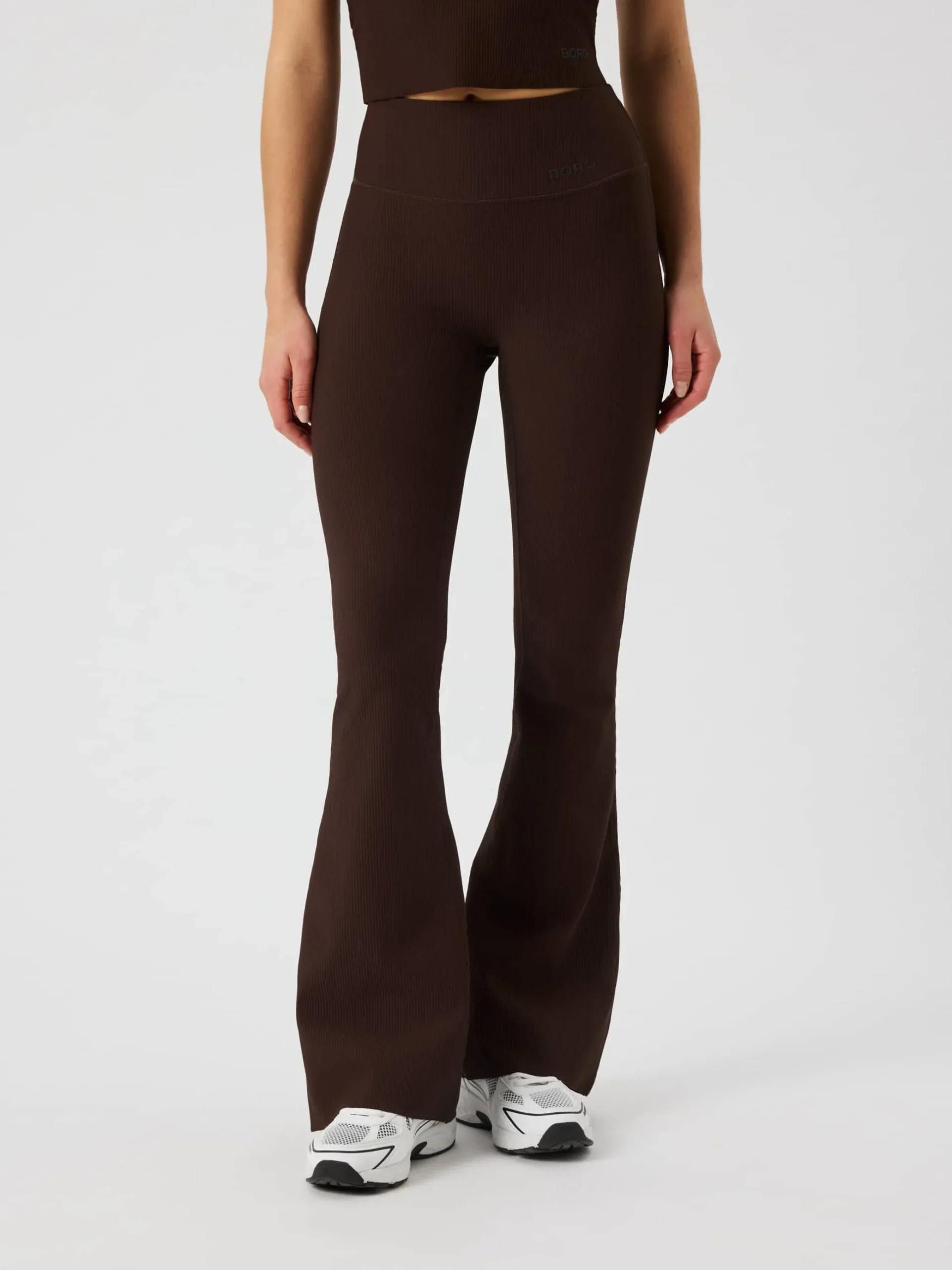 Studio Ribbed Flare Tights Tall