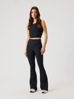 Studio Ribbed Flare Tights Tall