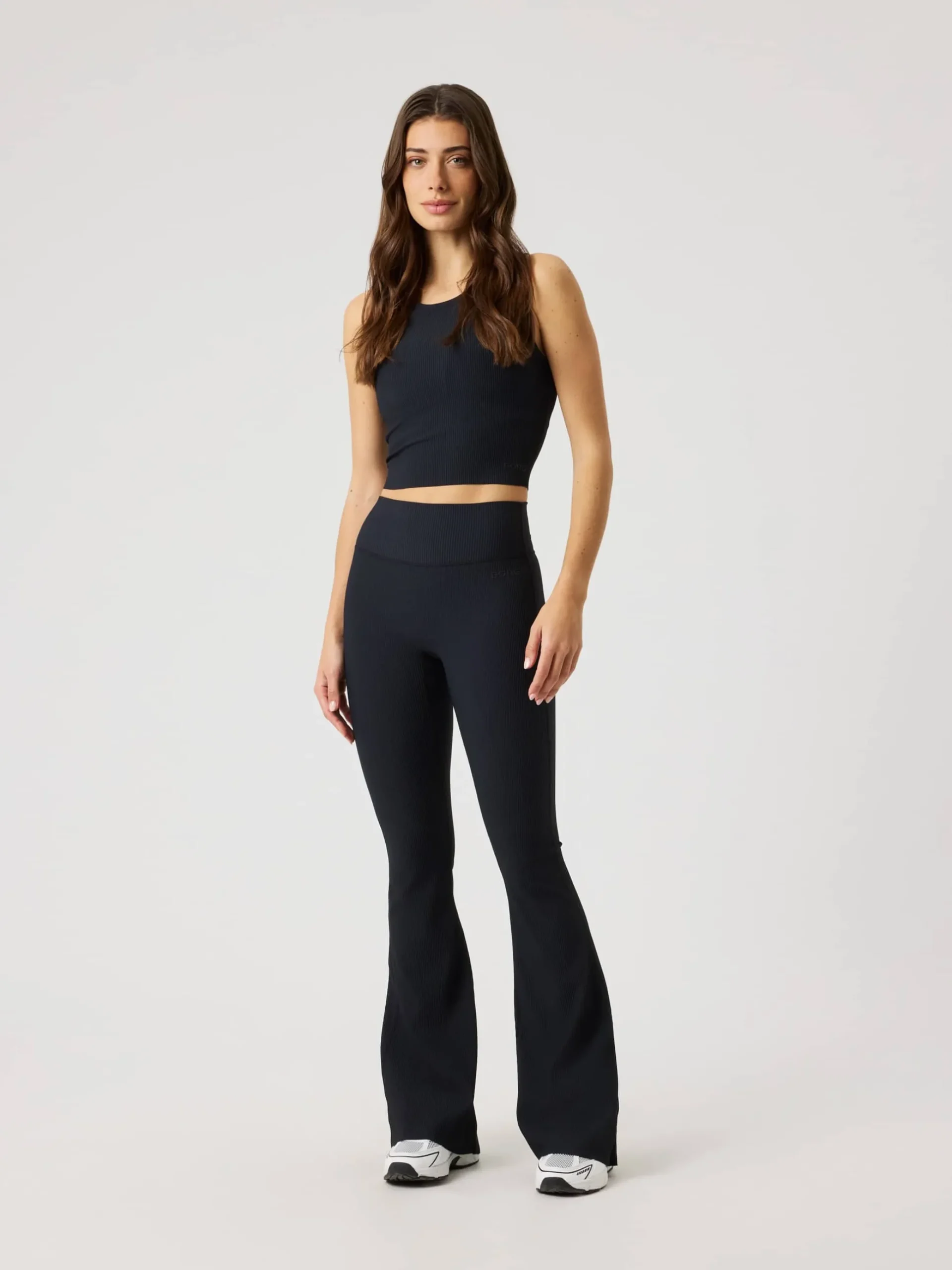 Studio Ribbed Flare Tights Tall