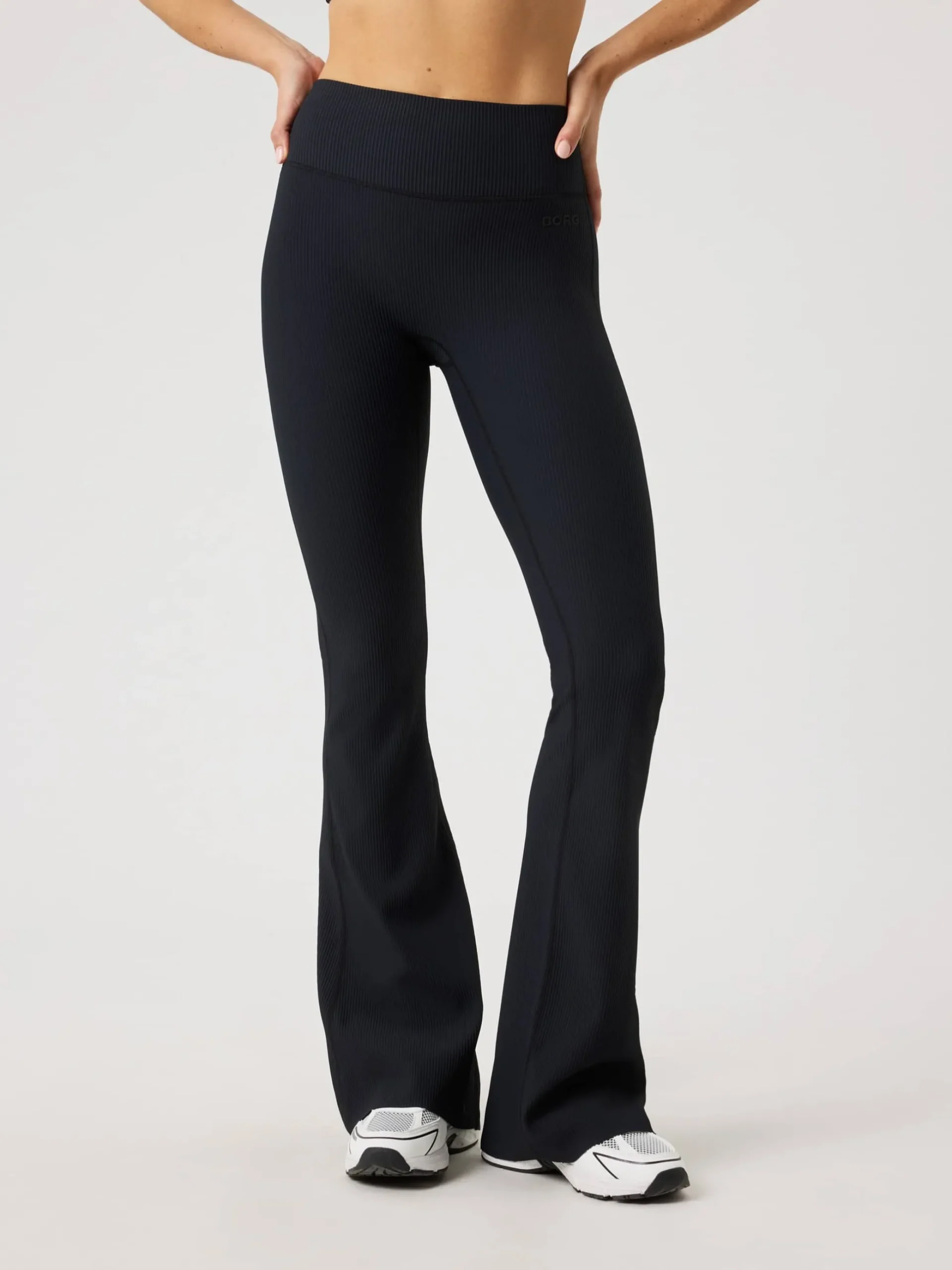 Studio Ribbed Flare Tights Tall