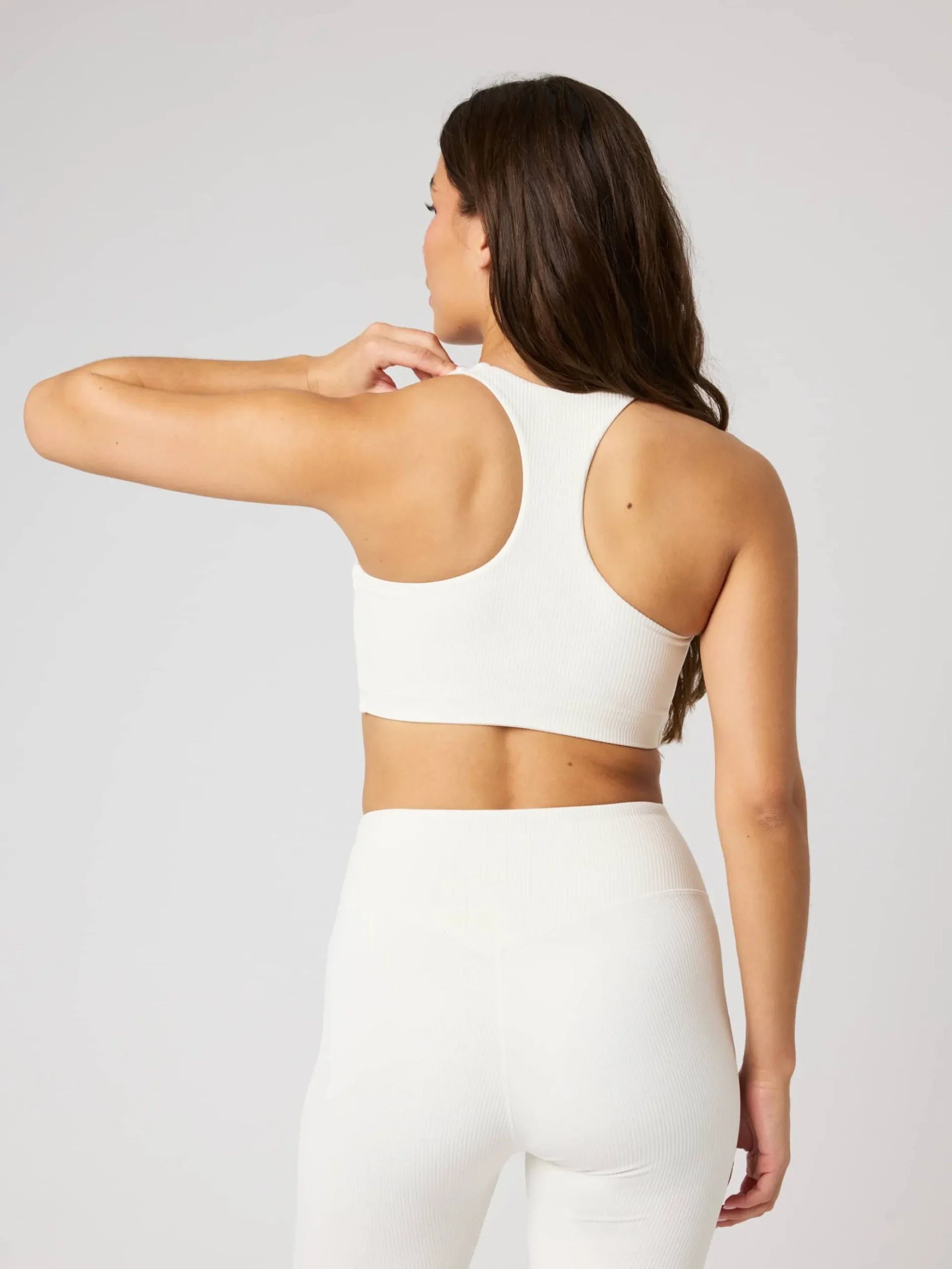 Studio Ribbed Racerback Bra