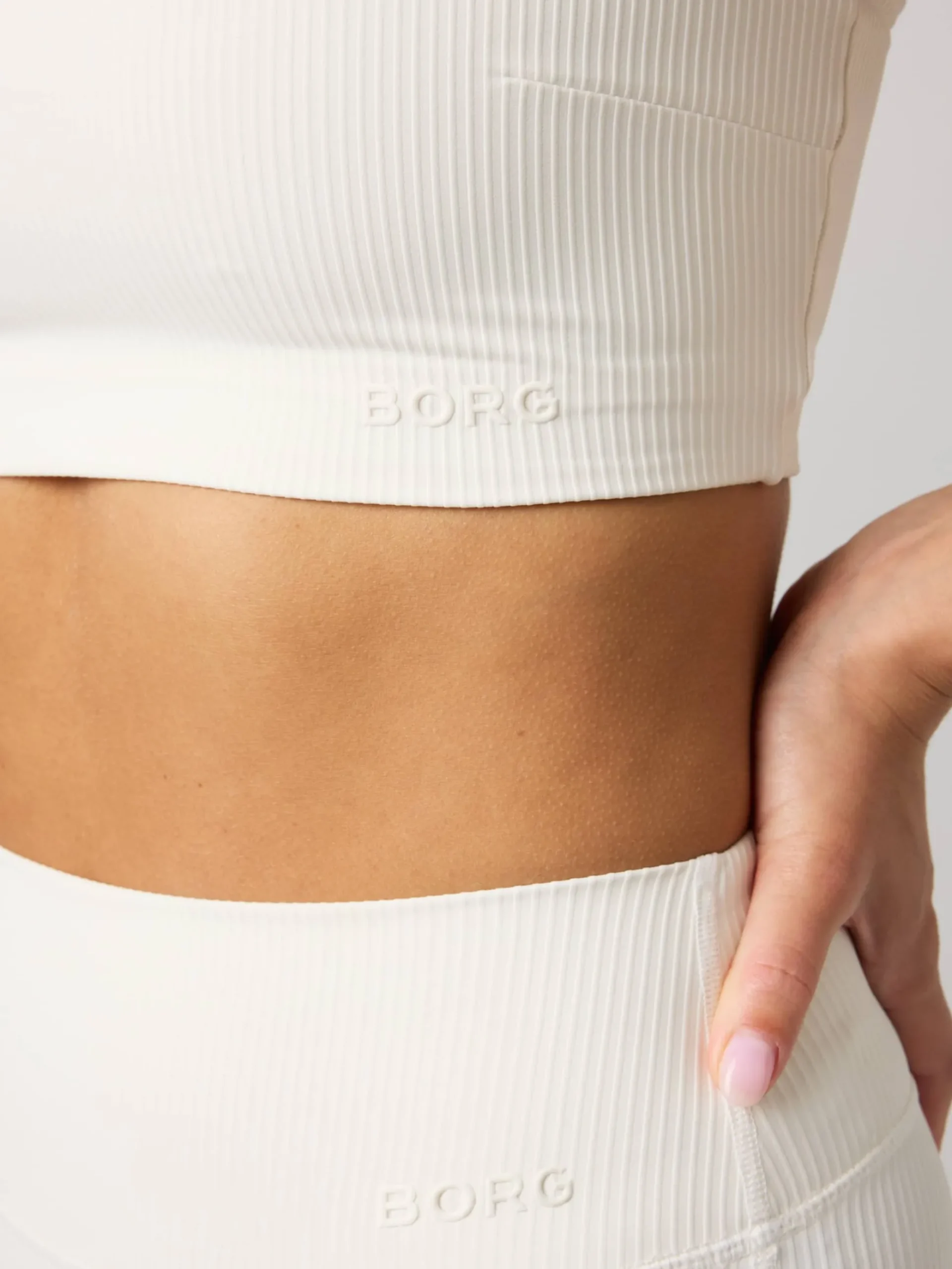 Studio Ribbed Racerback Bra