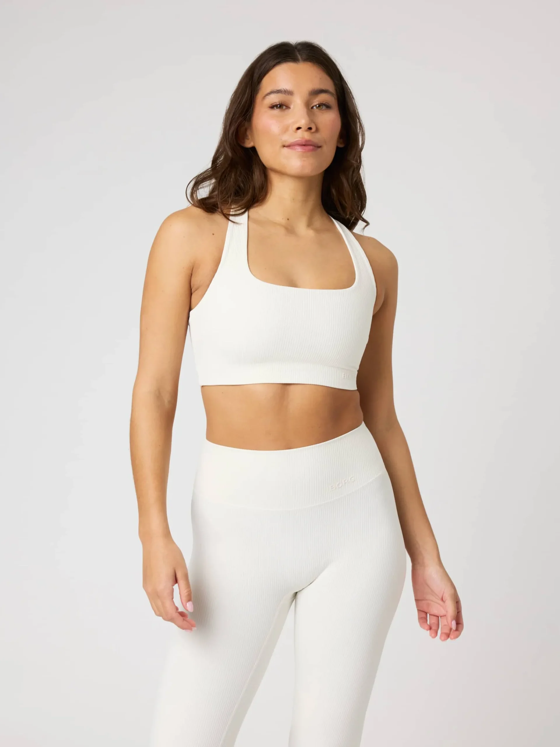 Studio Ribbed Racerback Bra