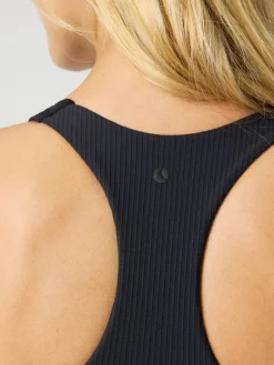 Studio Ribbed Racerback Bra