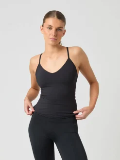 Studio Ribbed Strap Tank Top