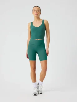 Studio Ribbed V-Neck Top