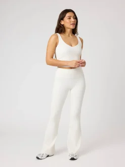Studio Ribbed V-Neck Top