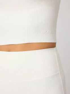 Studio Ribbed V-Neck Top
