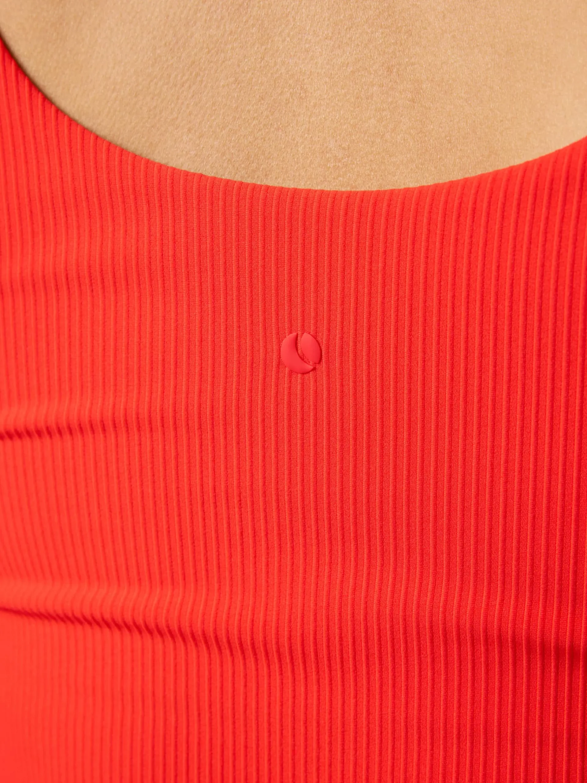 Studio Ribbed V-Neck Top