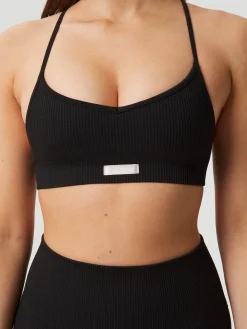 Studio Seamless Ribbed Strap Bra