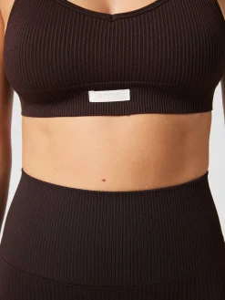 Studio Seamless Ribbed Strap Bra