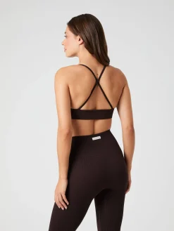 Studio Seamless Ribbed Strap Bra