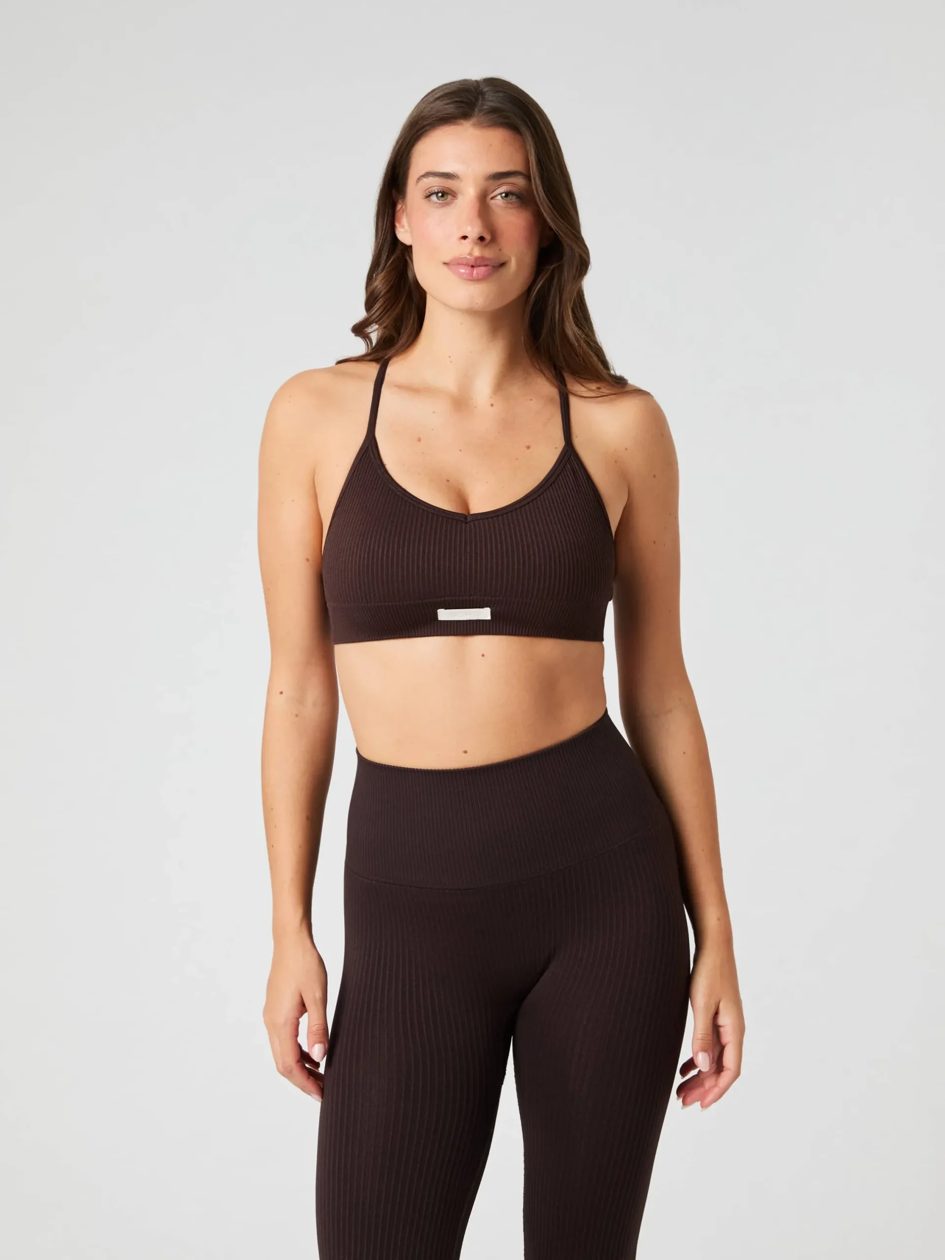 Studio Seamless Ribbed Strap Bra