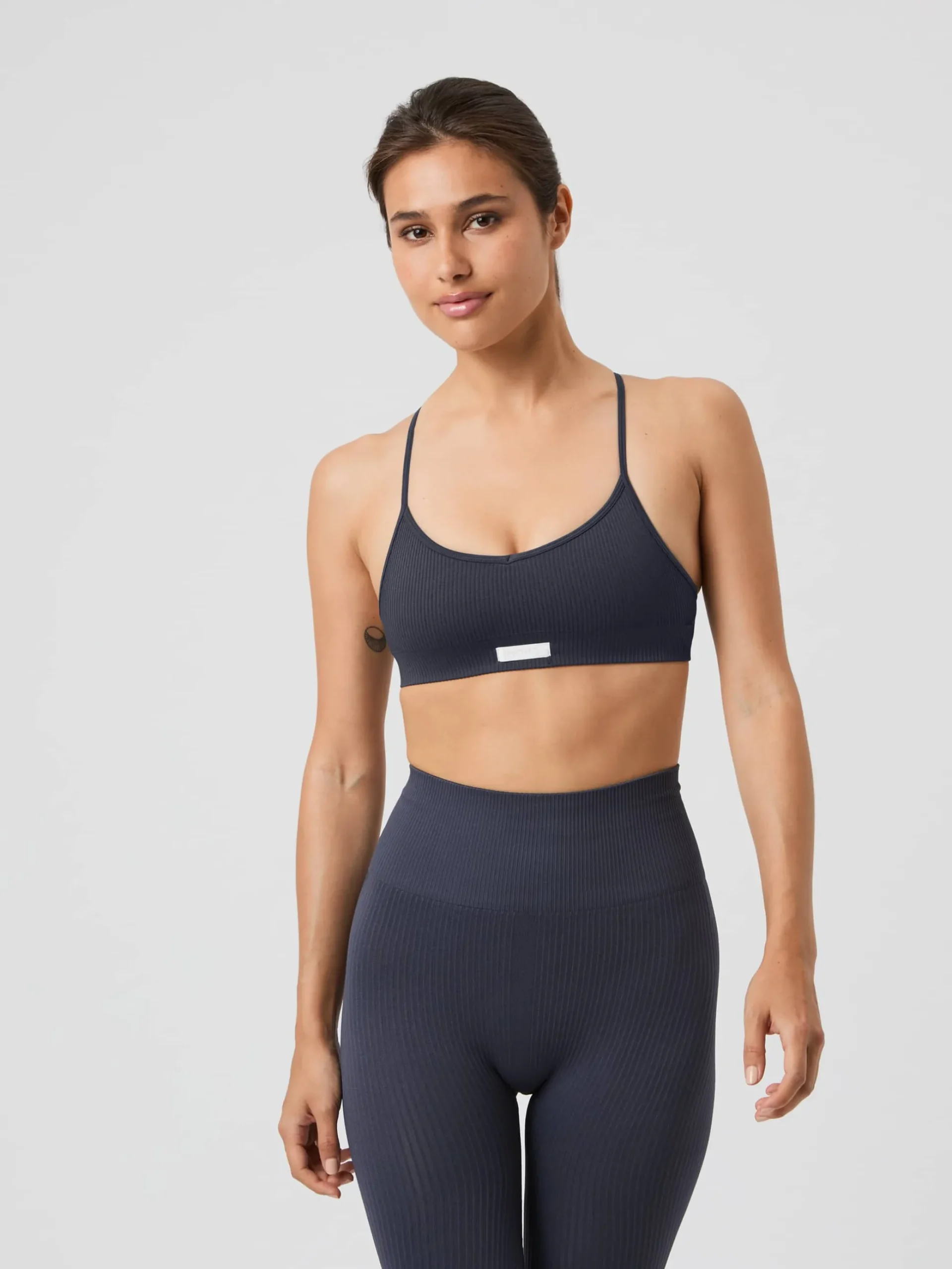 Studio Seamless Ribbed Strap Bra