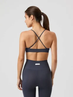 Studio Seamless Ribbed Strap Bra