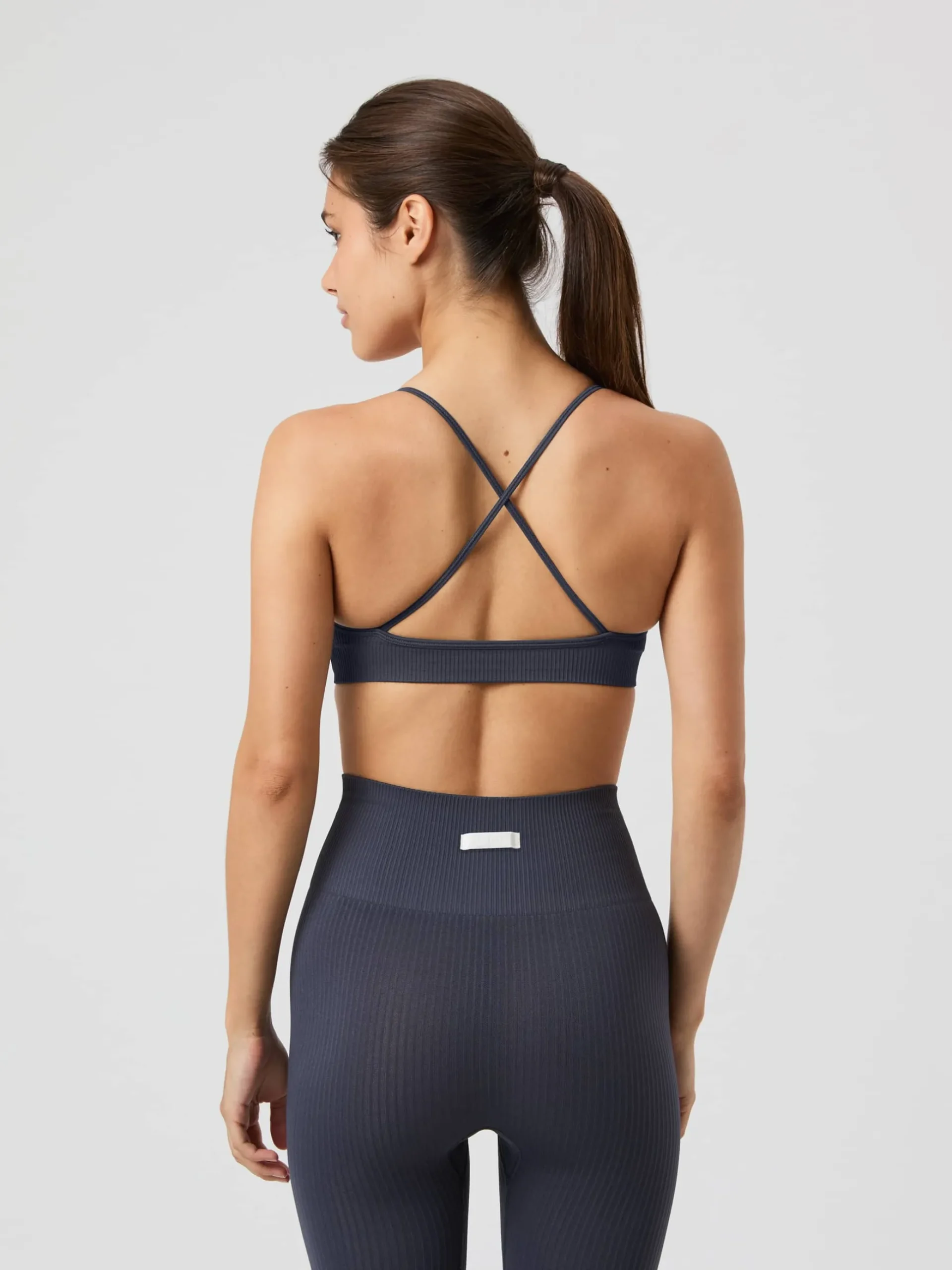 Studio Seamless Ribbed Strap Bra