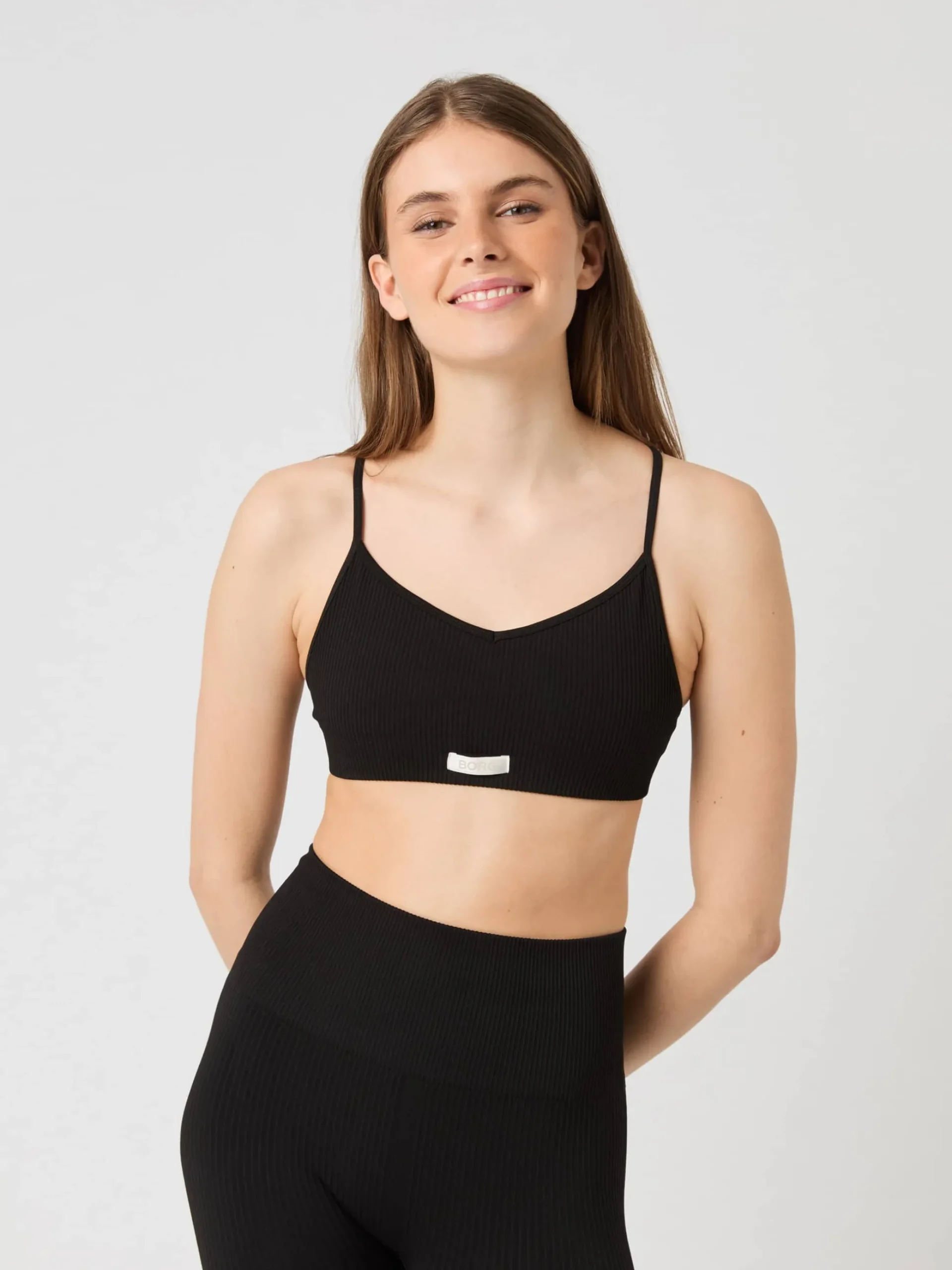Studio Seamless Ribbed Strap Bra