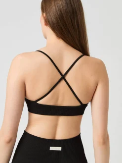Studio Seamless Ribbed Strap Bra