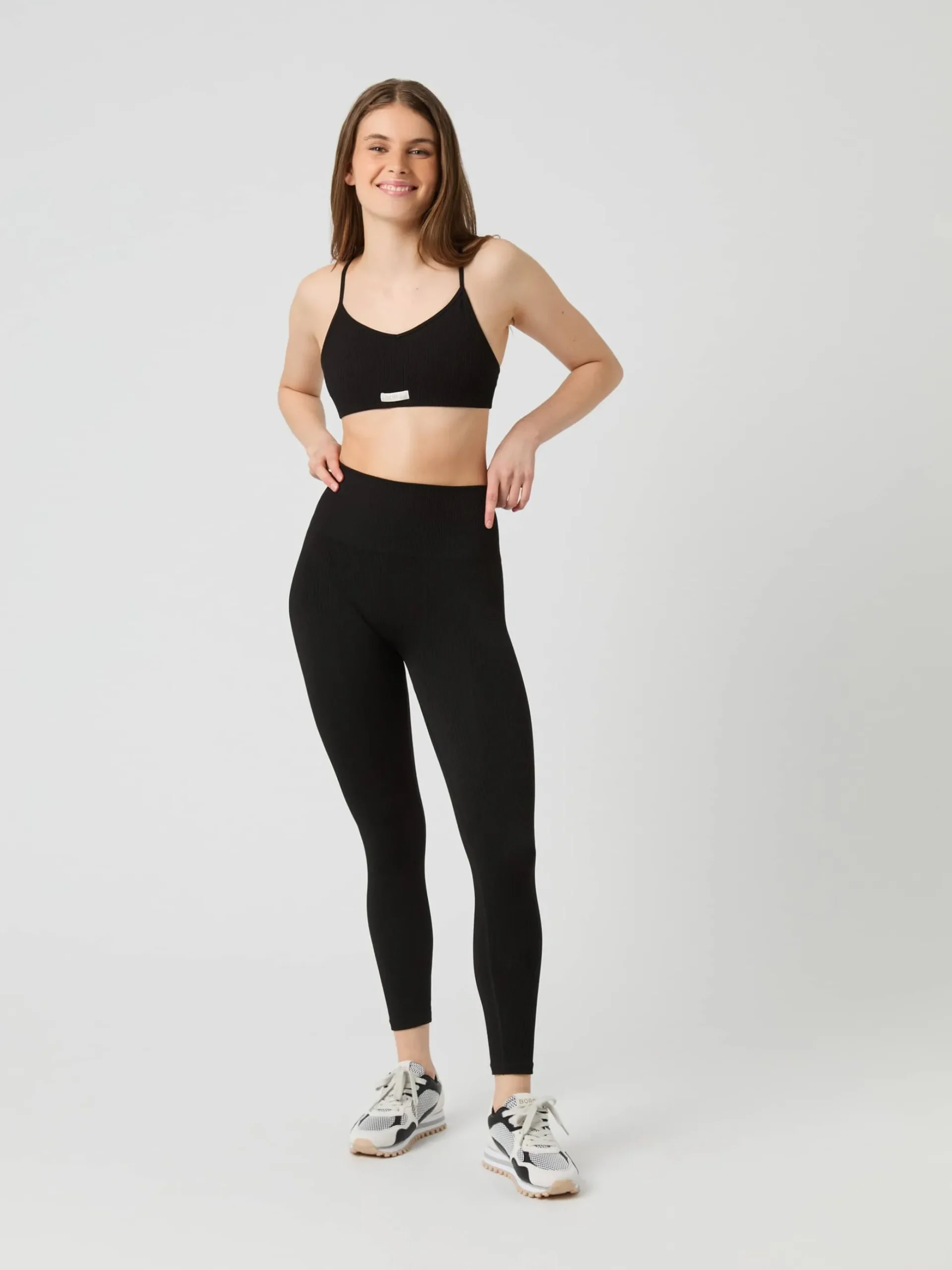 Studio Seamless Ribbed Strap Bra