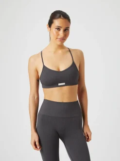 Studio Seamless Ribbed Strap Bra