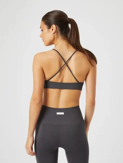 Studio Seamless Ribbed Strap Bra