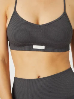 Studio Seamless Ribbed Strap Bra