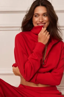 Studio Soft Halfzip Sweatshirt